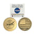 NASA USA Flag Commemorative Solid Bronze Coin