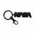 NASA Galaxy Glitter Keychain
