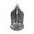 3D Printed Silver Shuttle Magnet