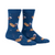 Mens Glow in the Dark Weiner Dogs, In Space Socks