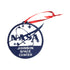 Laser Cut Metal NASA Ornament