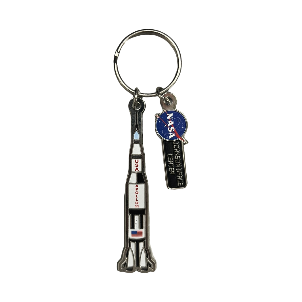 キーホルダー11 Apollo 11 Saturn V Rocket Keychain – SpaceTrader Gift Shop