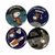 Peanuts Snoopy in Space 4-Piece Button Pin Set