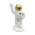 Gold Visor Waving Astronaut Figurine