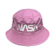 Pink Double Sided NASA Logos Bucket Hat-36649984065589