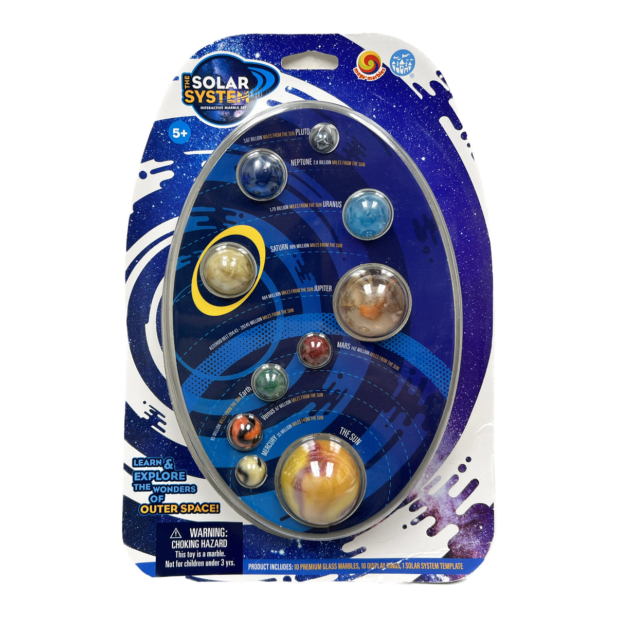 Solar System Interactive Marble Set Spacetrader T Shop 3517