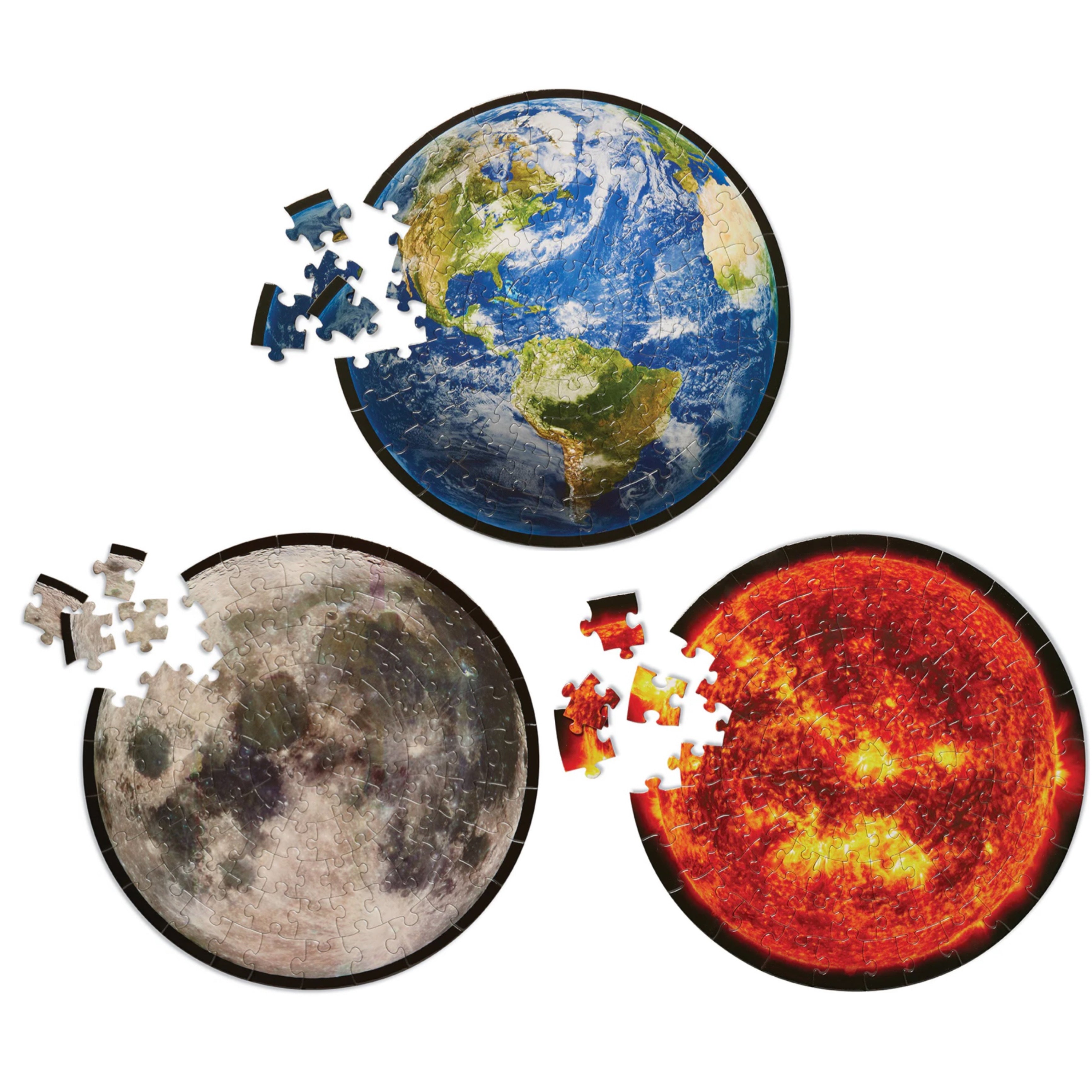 Planetary Puzzle Set - 3 Planet Puzzles Space Gift, Four Point Puzzles –  The Interstellar Seller