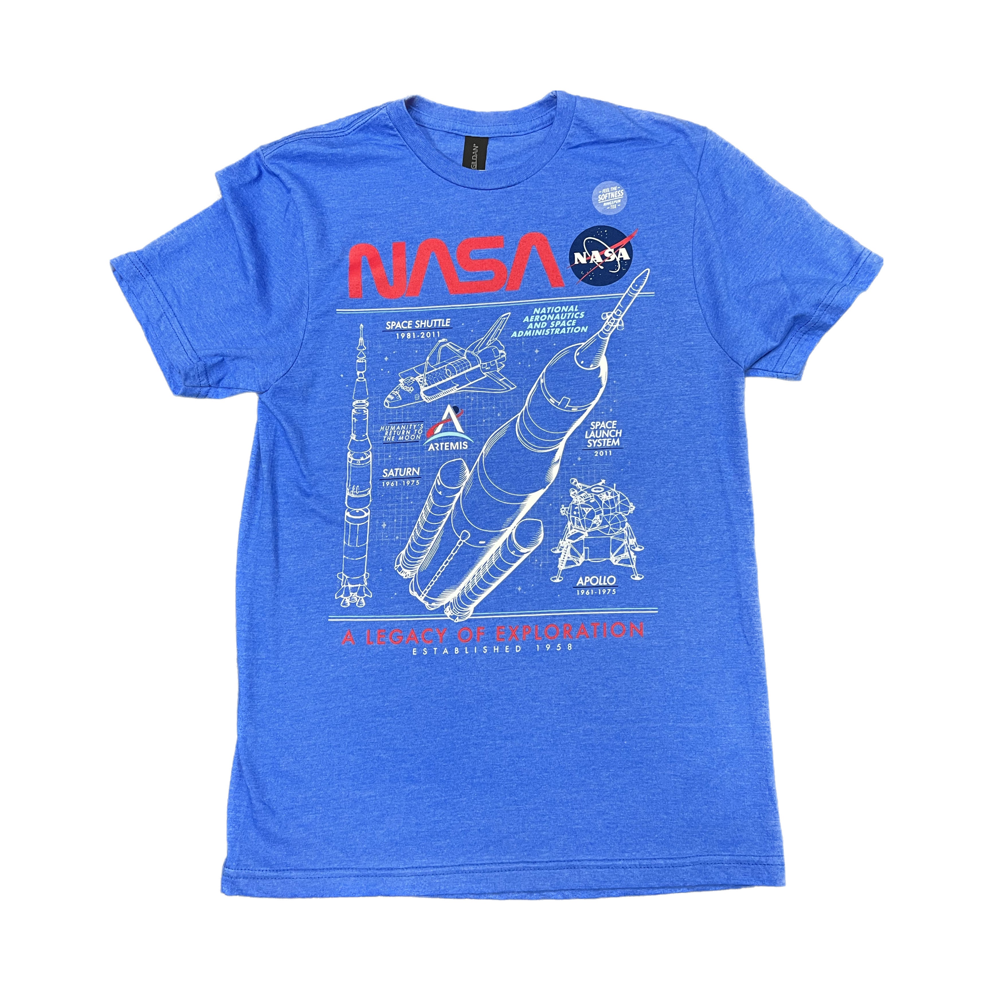 NASA Space Schematic Shirt – SpaceTrader Gift Shop