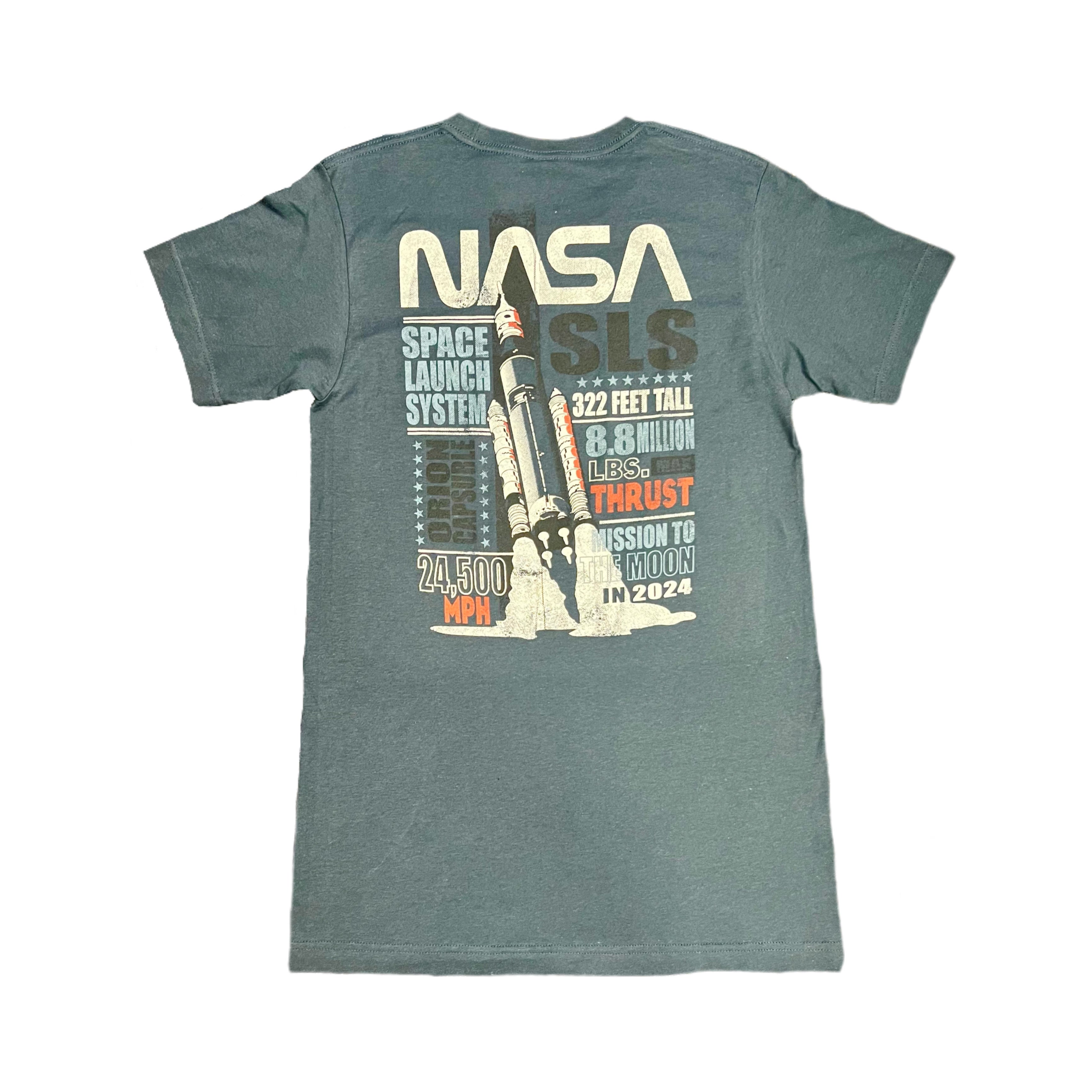 NASA SLS Rocket Shirt – SpaceTrader Gift Shop