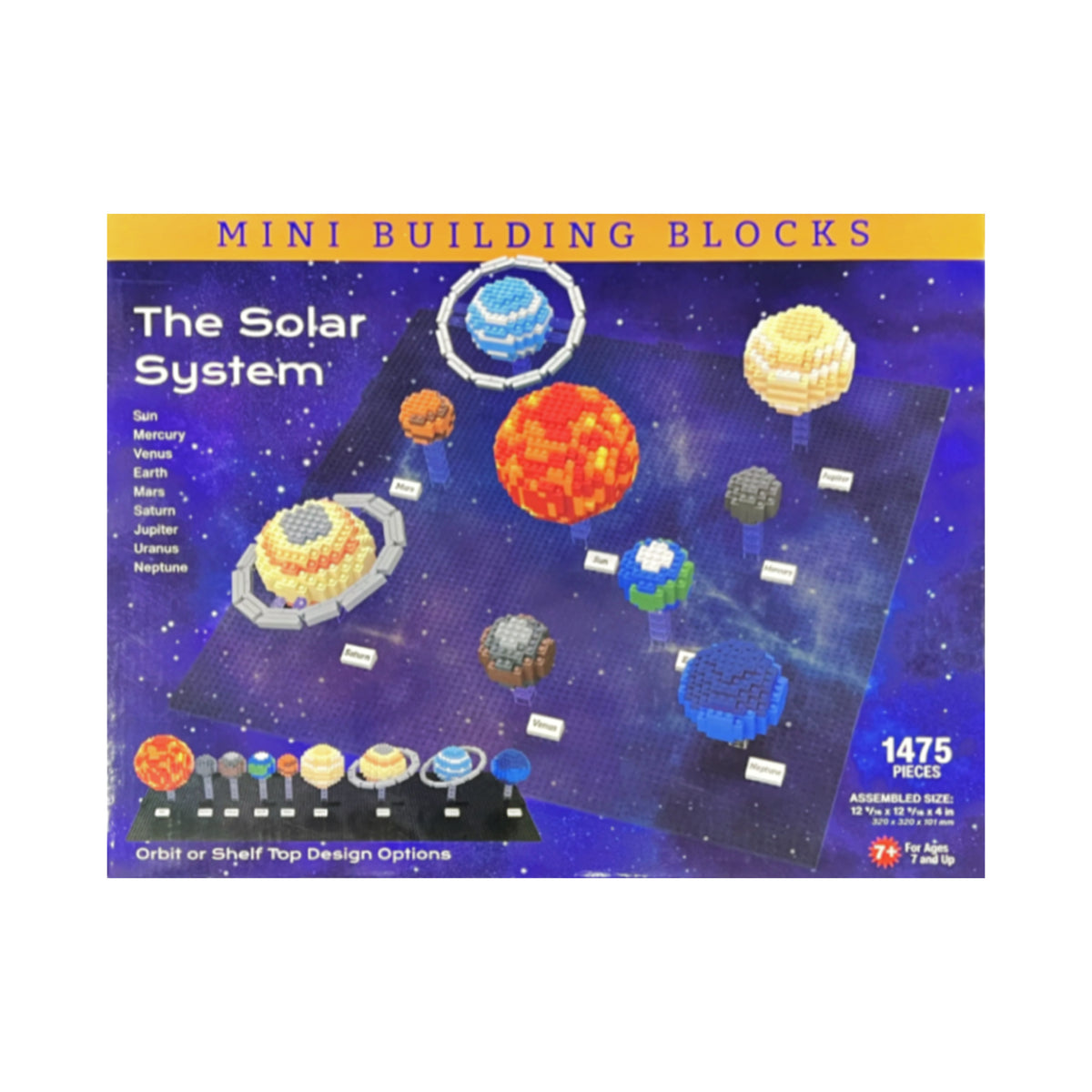 Mini Solar System Building Blocks – SpaceTrader Gift Shop