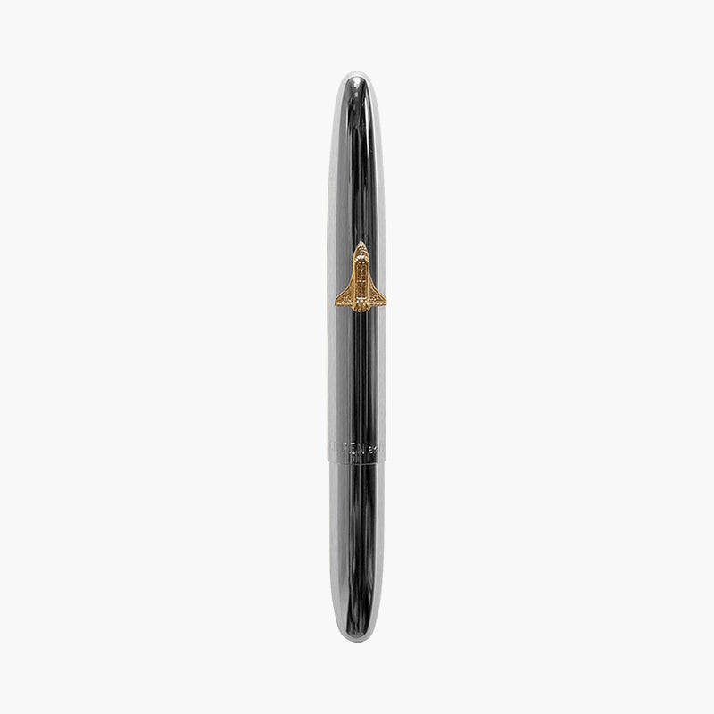 Chrome Fisher Space Pen with shuttle